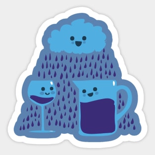 Let it Rain Sticker